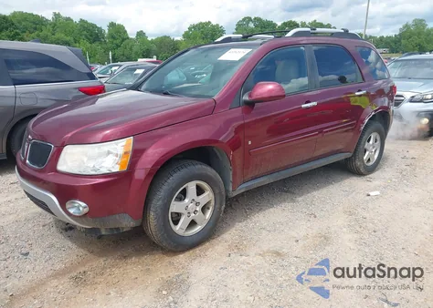 2008 Pontiac Torrent z USA, uszkodzony, nr VIN 2CKDL33F086299625